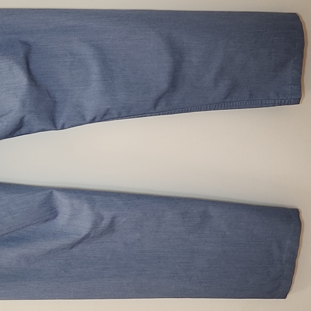 Figs Womens Tall Technical Collection Chambry Blue Straight Legged Pants Size S - Picture 6 of 16